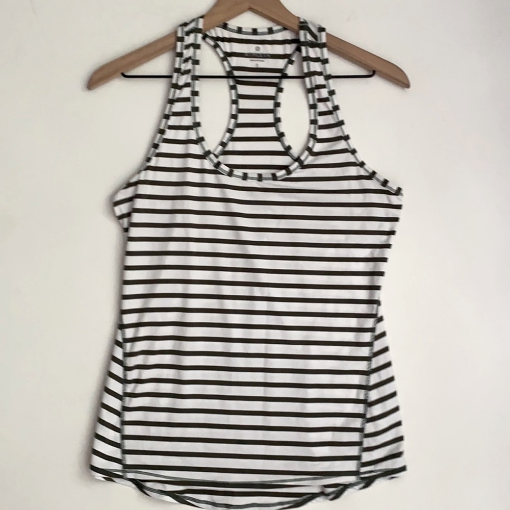 GREEN & WHITE‎ ATHLETA Women’s Chi Tank Top, Size S - Picture 8 of 9